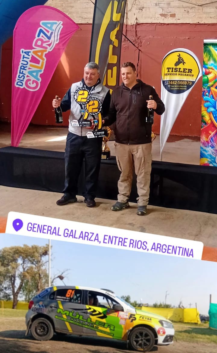 Locales: La lluvia malogró la segunda jornada de este domingo del Rally en General Galarza