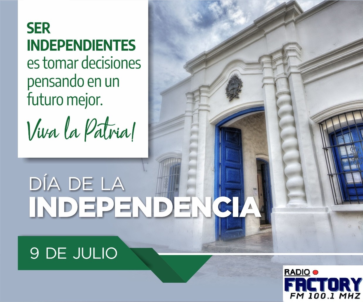 Locales: 9 DE JULIO DÍA DE LA INDEPENDENCIA