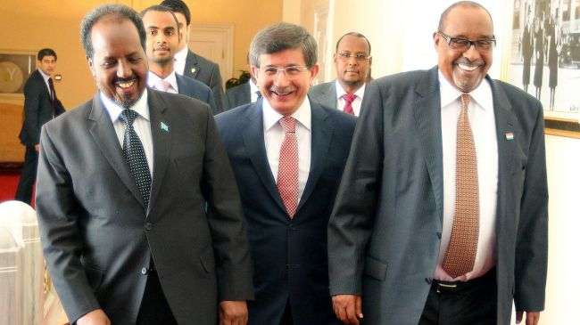 Meeting in Ankara with Presidents of Somalia and Somaliland