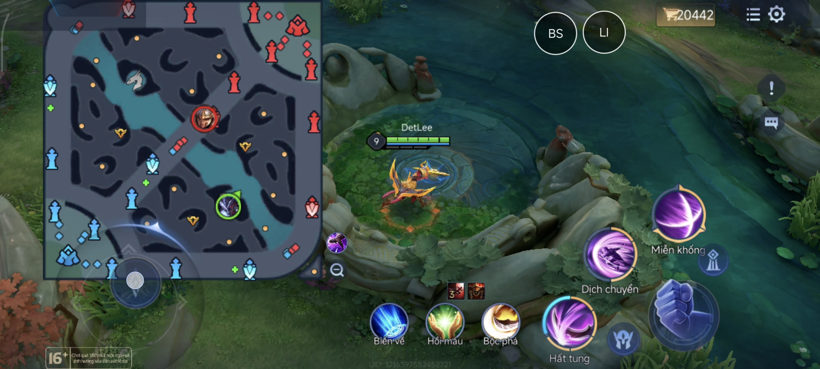 MOD MAP HOK VƯƠNG GIẢ VINH DIỆU Liên Quân Mobile ANDROID 4