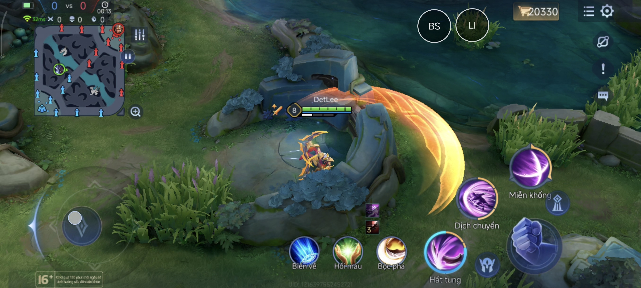 MOD MAP HOK VƯƠNG GIẢ VINH DIỆU Liên Quân Mobile ANDROID 1