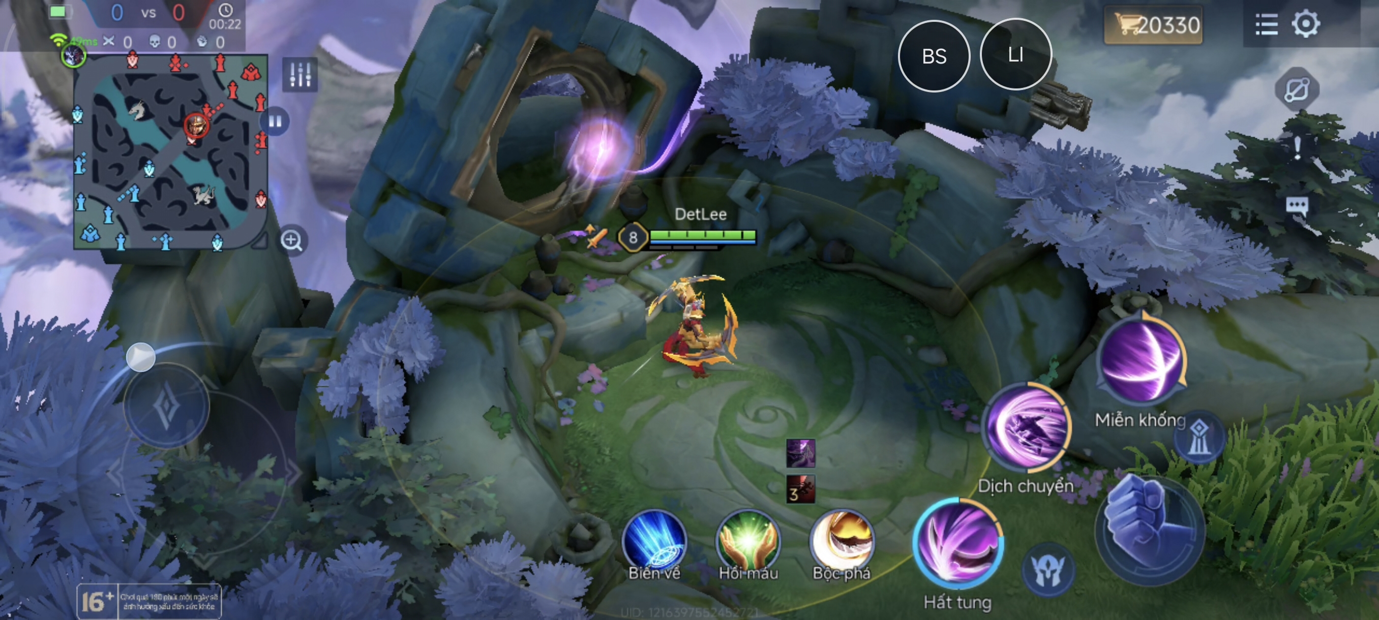 MOD MAP HOK VƯƠNG GIẢ VINH DIỆU Liên Quân Mobile ANDROID 2