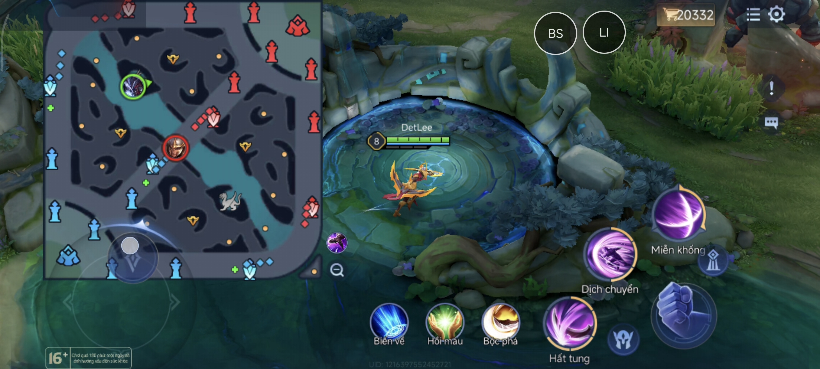MOD MAP HOK VƯƠNG GIẢ VINH DIỆU Liên Quân Mobile ANDROID 3