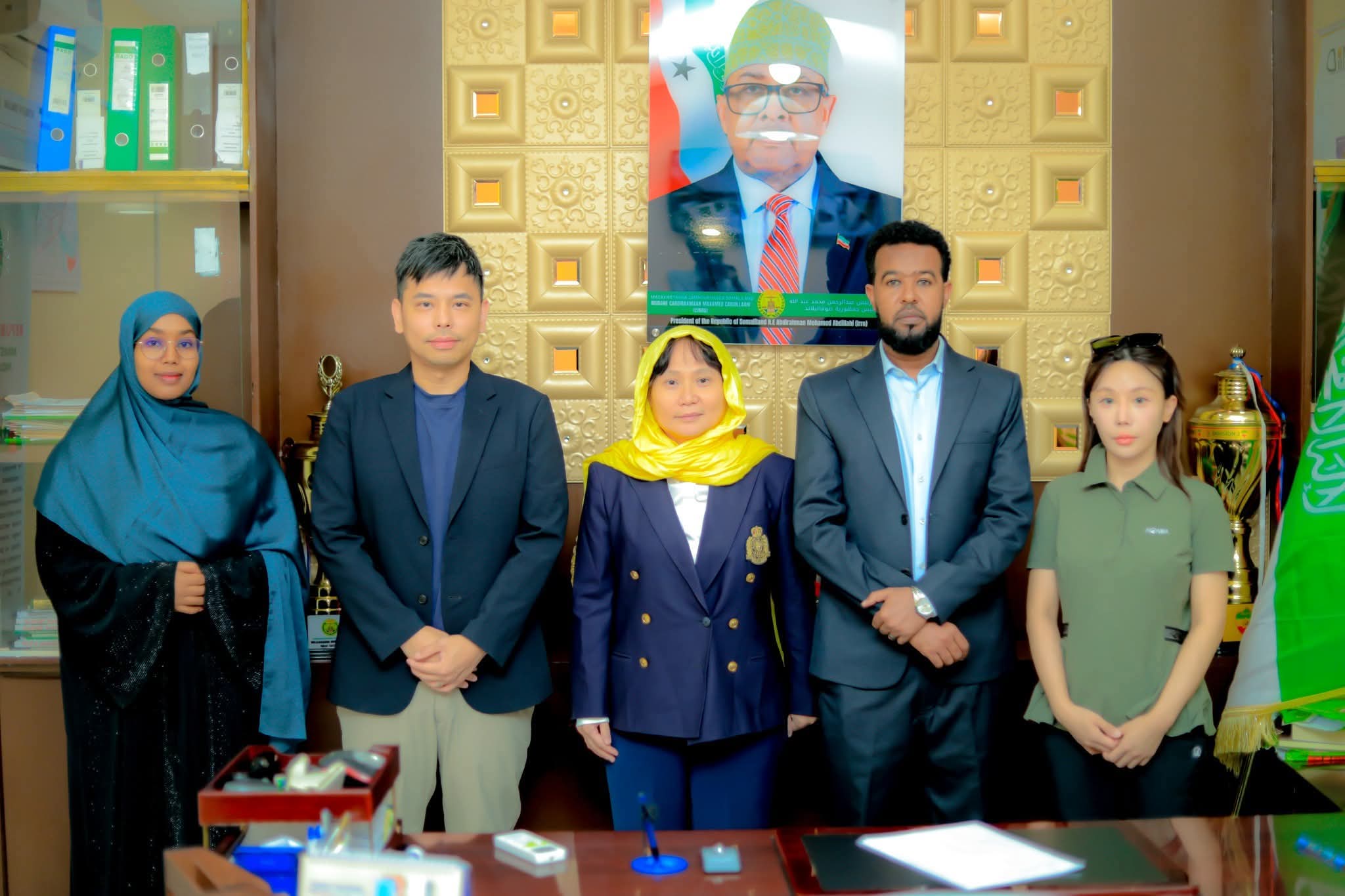 Somaliland Investment Director General meets Taiwan Business Association Head in Hargeisa
