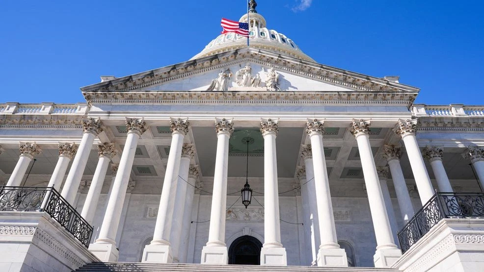 The U.S. Capitol building during a government shutdown in Washington.