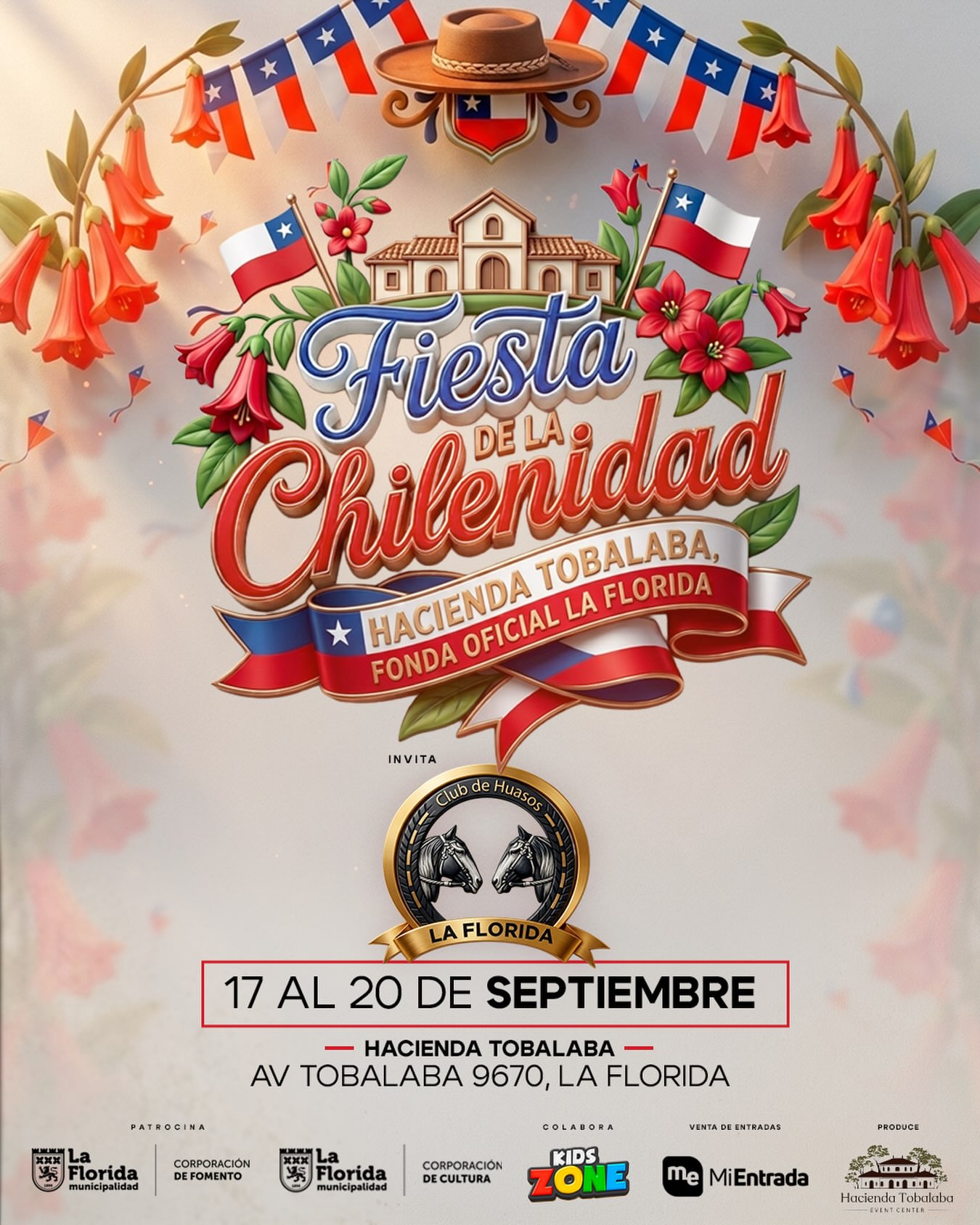 Flyer Fiesta de la Chilenidad