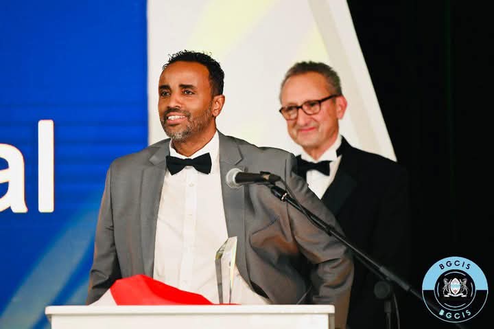 Somaliland National Electoral Commission representatives receive ICPS Excellence Award 2025 in Botswana