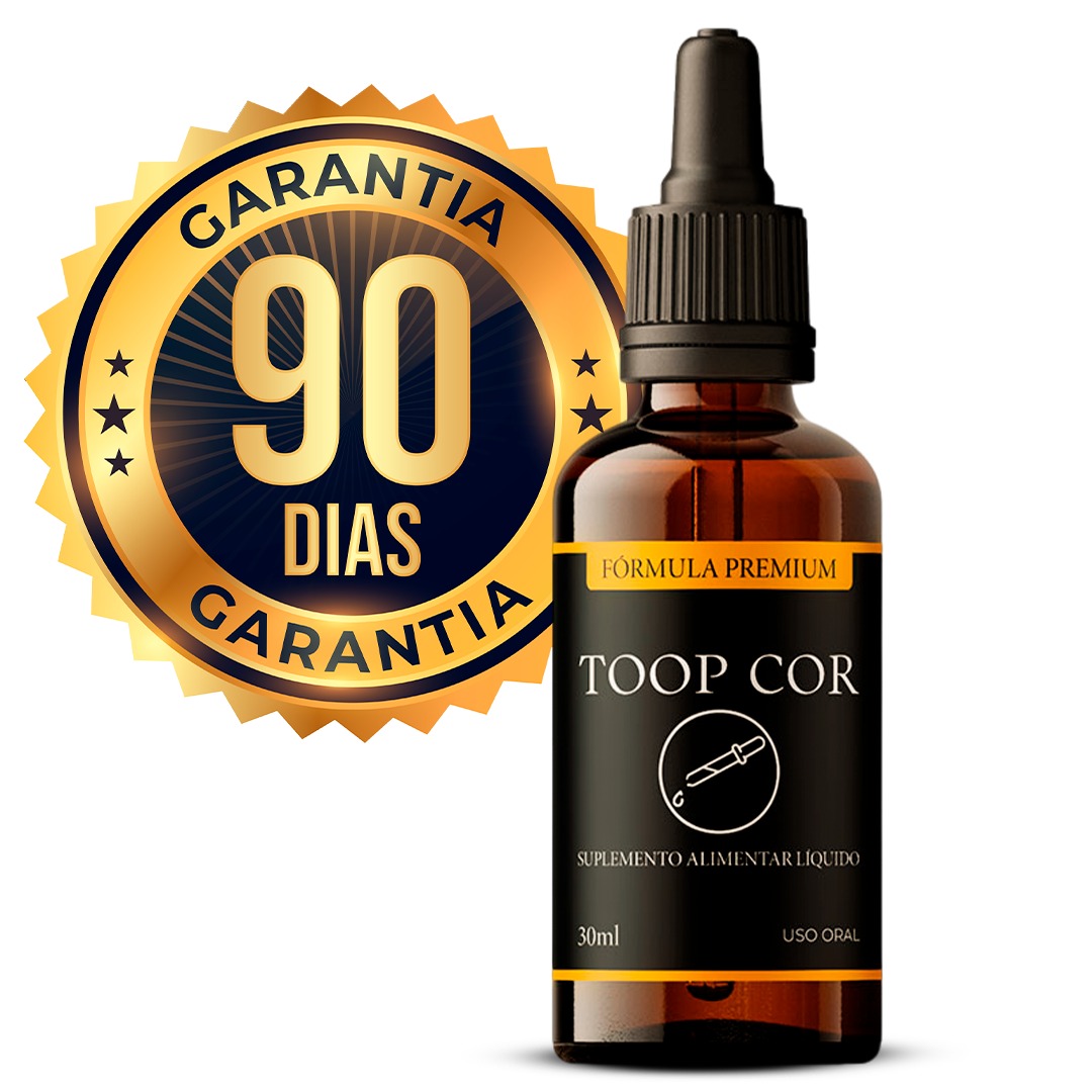 Frasco Toop Cor Pro com selo 90 dias