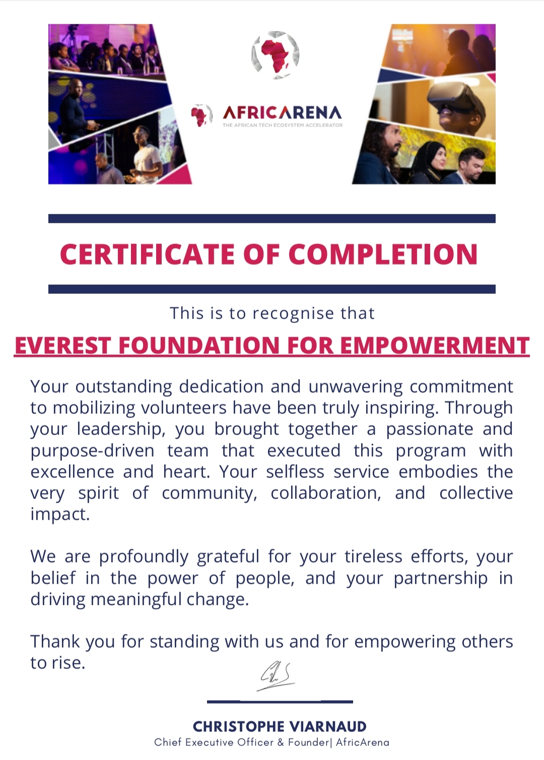 Everest with Africarena