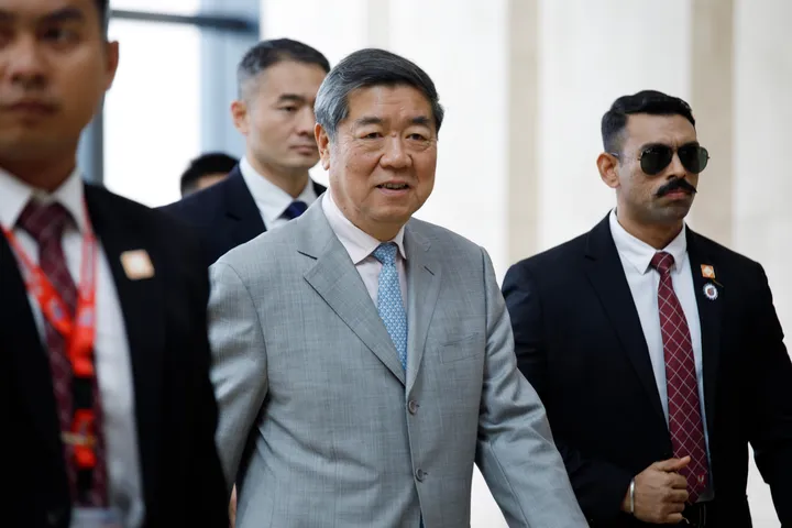 He Lifeng in Kuala Lumpur on Oct. 25. 2025.