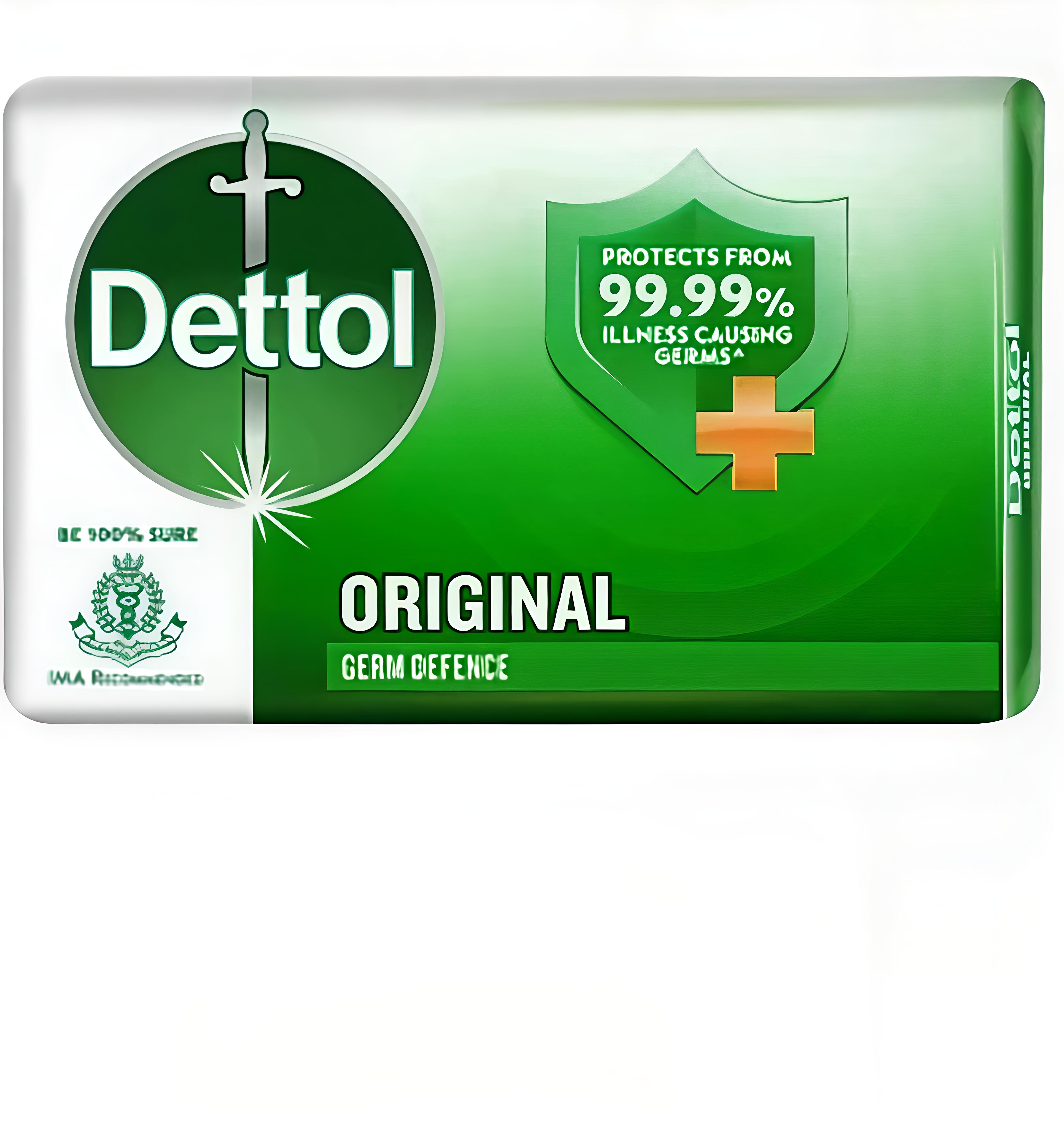 Dettol soap 🧼 - set of 4 (44g-10 rs)