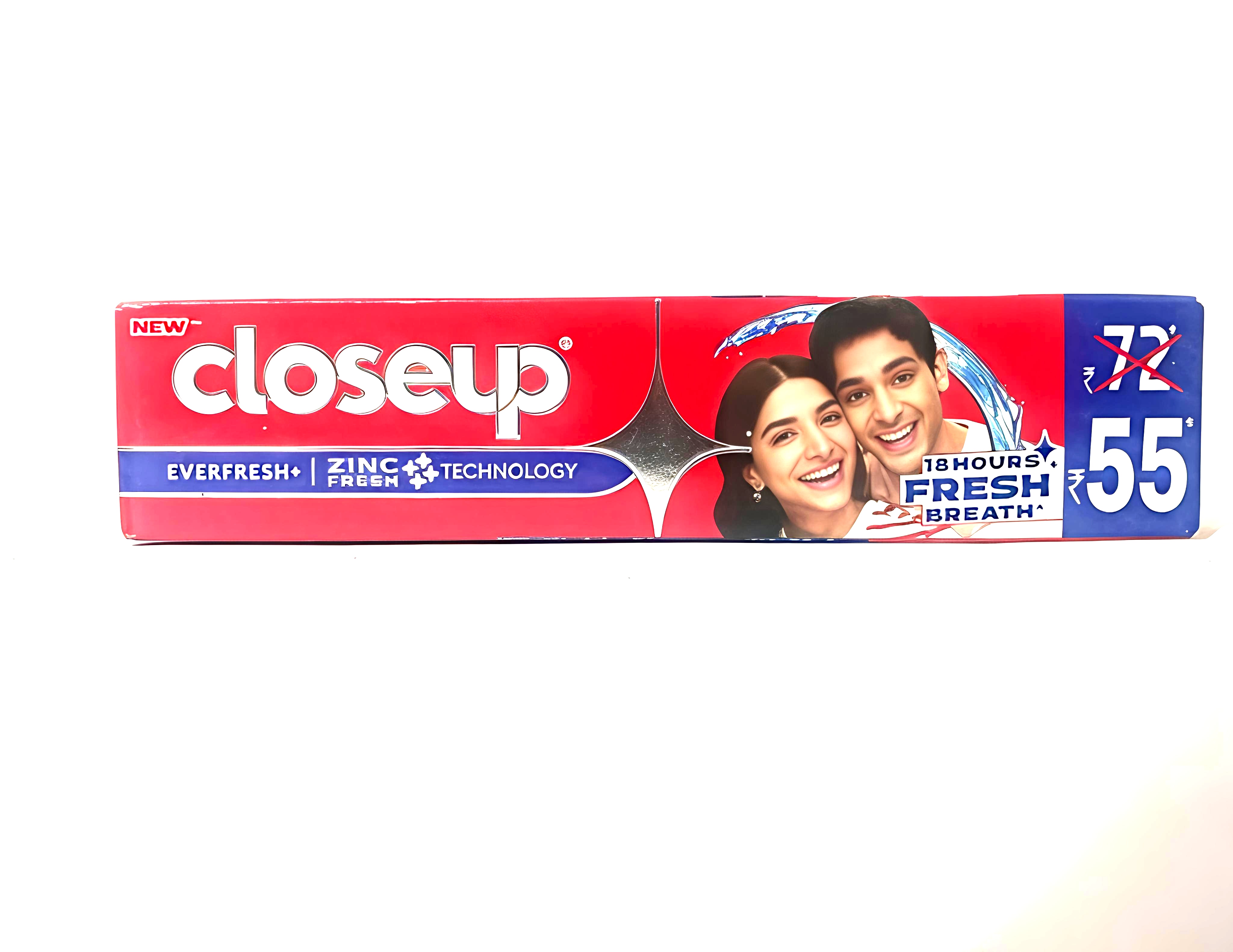 Close up tooth pase