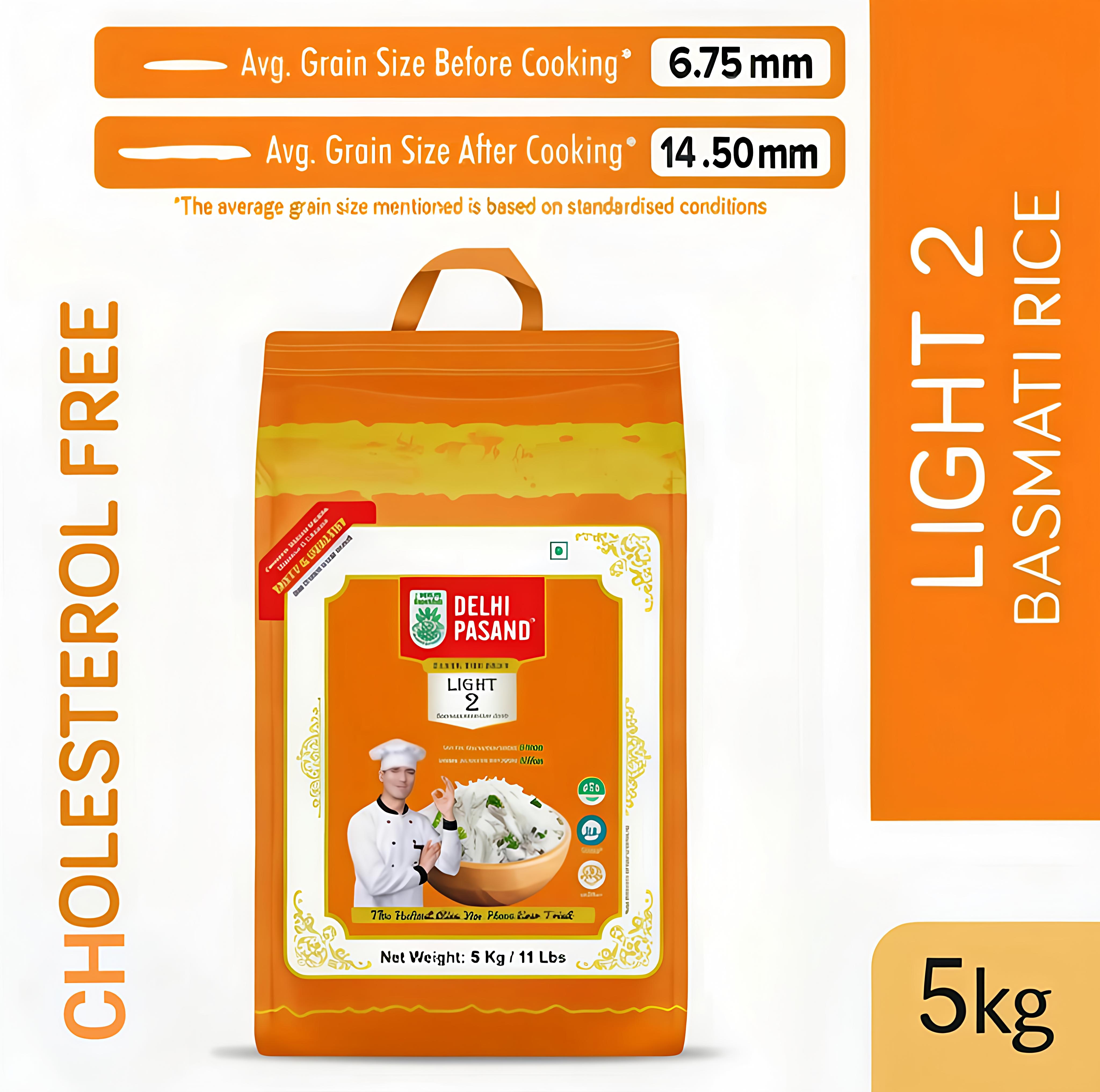 Delhi pasand lite2 long grain rice 