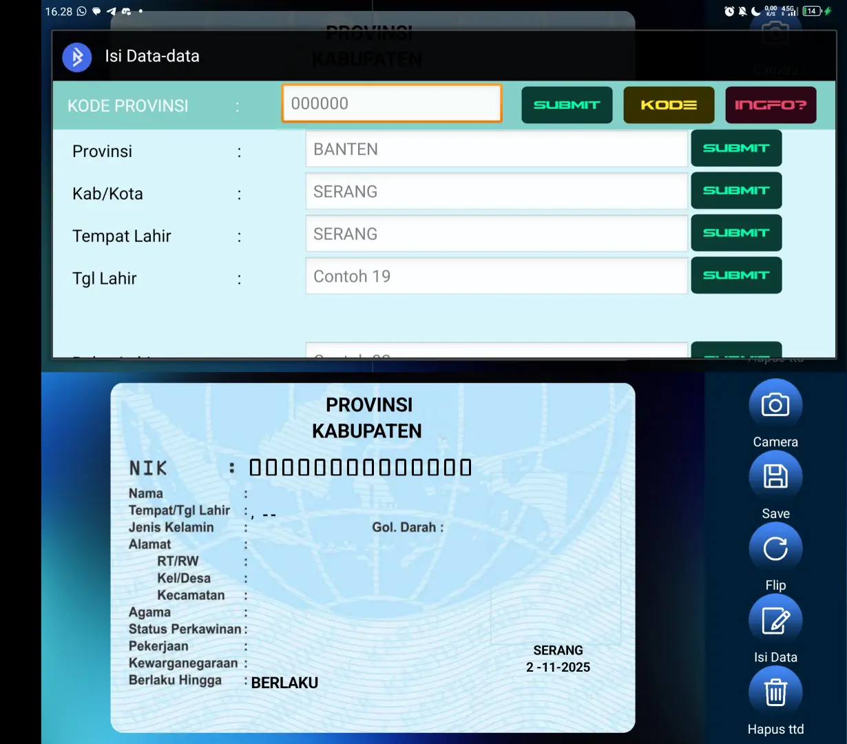 Preview KTP Simulator