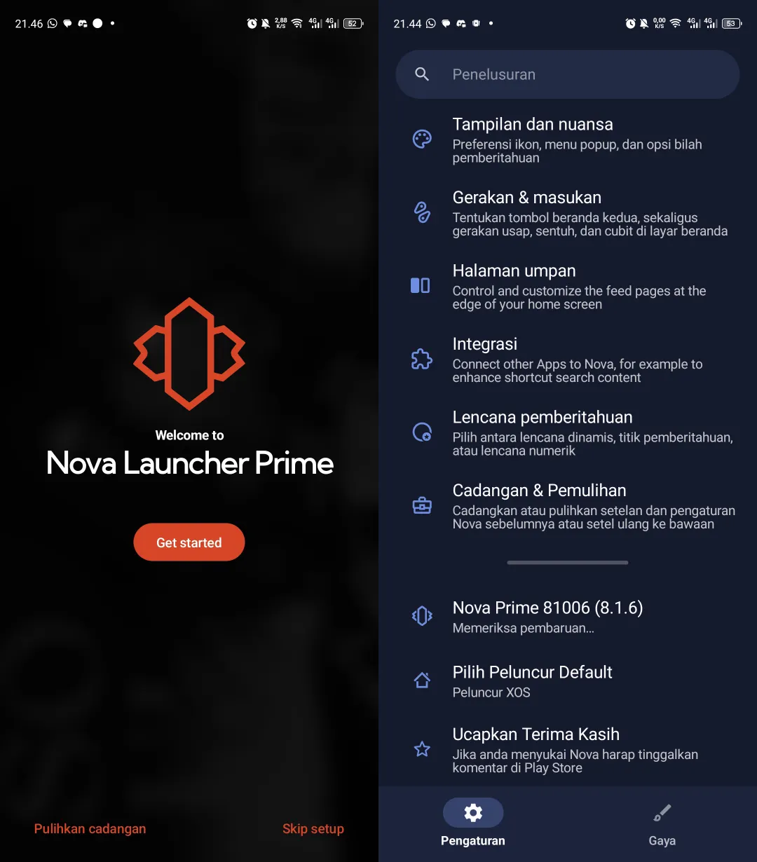 Preview Nova Launcher