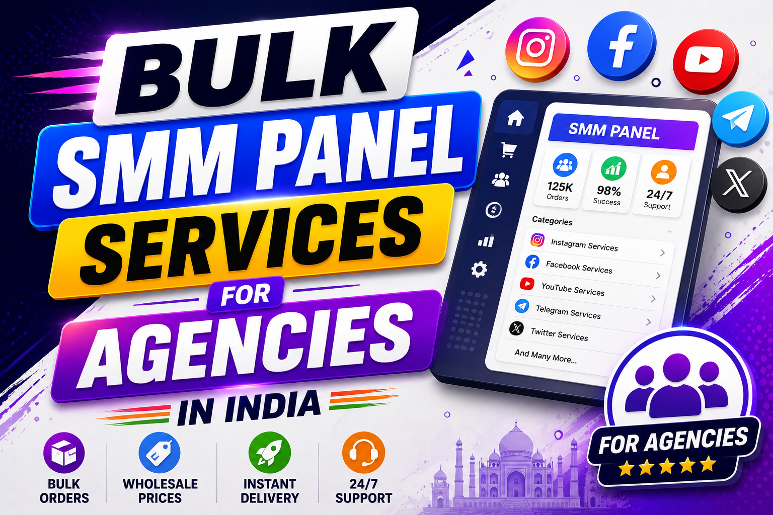 Bulk SMM Panel Services for Agencies in India – Scale Social Media Marketing Efficiently