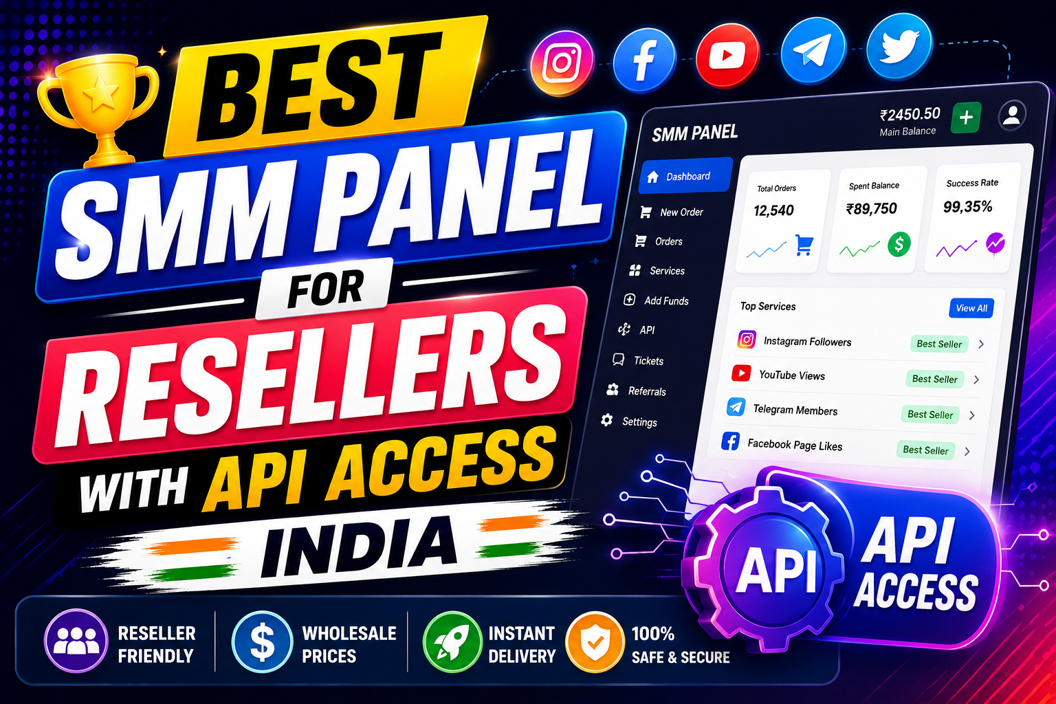 Best SMM Panel for Resellers with API Access India – Complete Guide for Agencies & Entrepreneurs