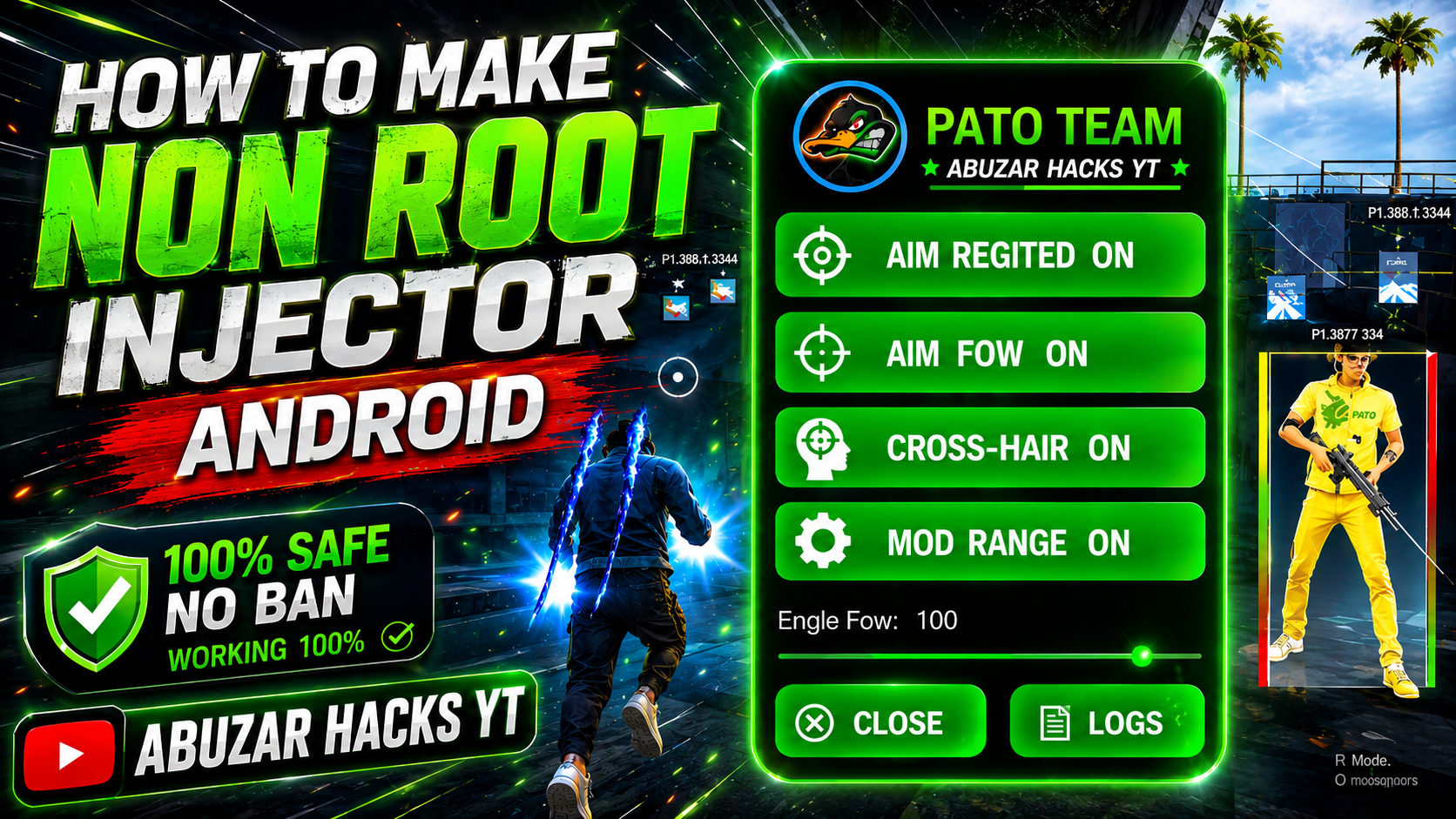 ABUZAR HACKS PROJECT FREE INJECTOR SKETCHWARE IN ANDROID MOBILE