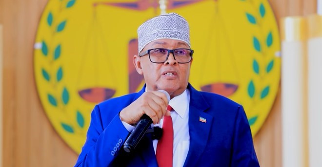 President of Somaliland addressing the nation