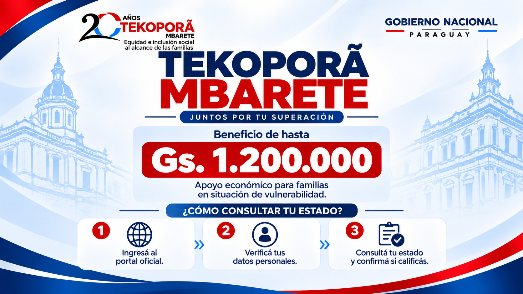 Programa Tekoporã 2026 banner