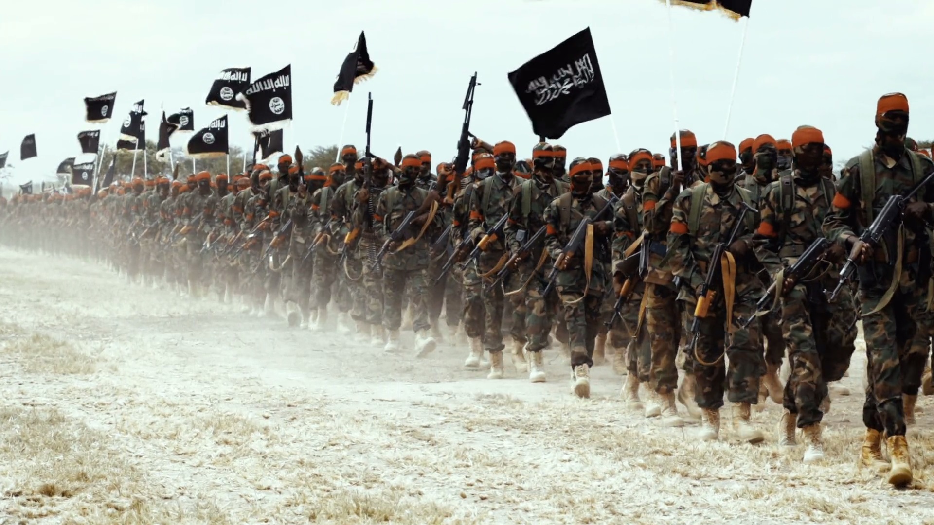 Al-Shabaab militants engage in clashes in Somalia