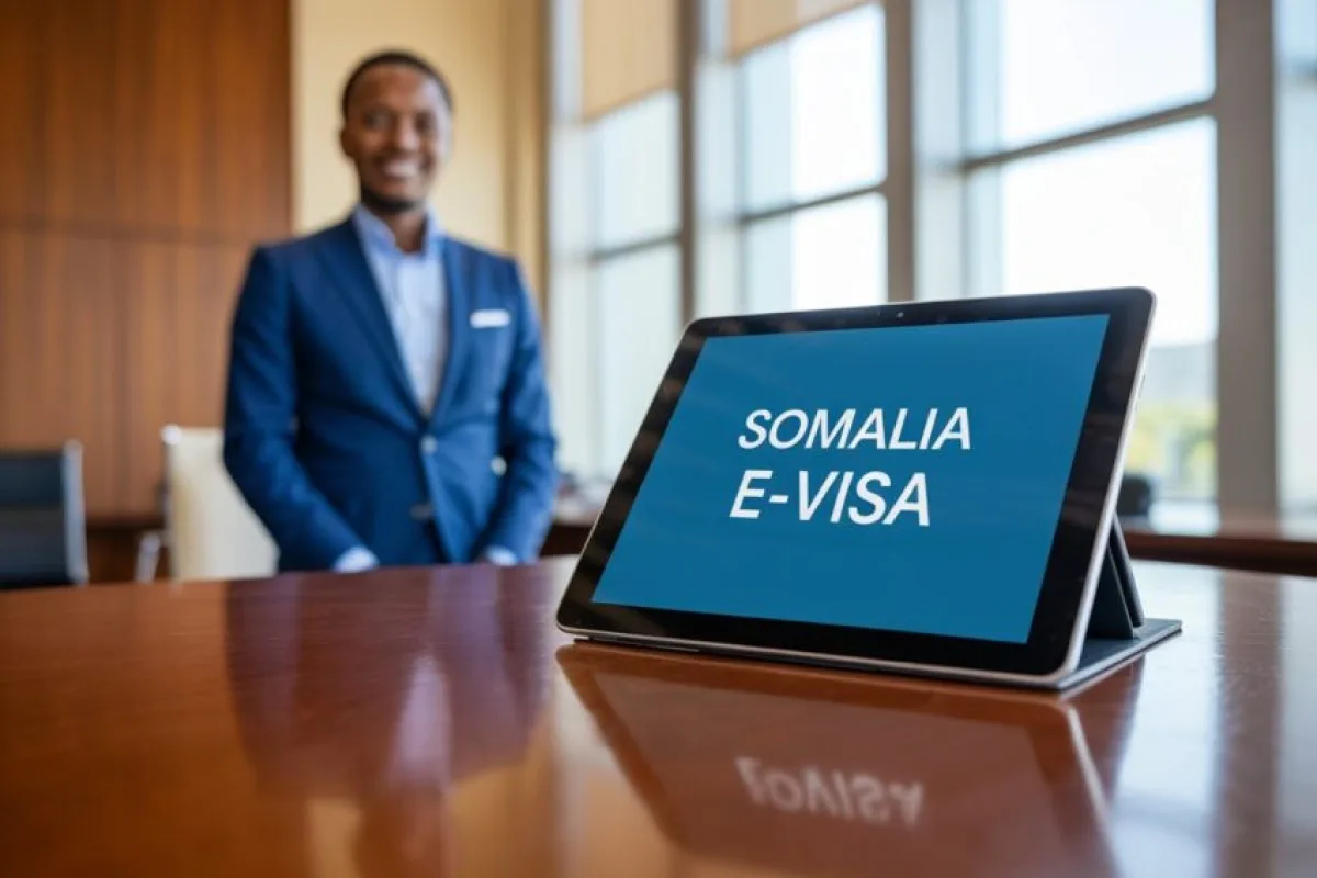 Somalia E-Visa graphic.