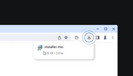 Download prompt