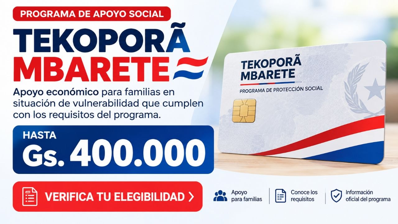 Programa Tekoporã banner