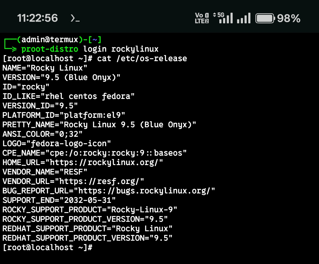 Rocky Linux OS Release