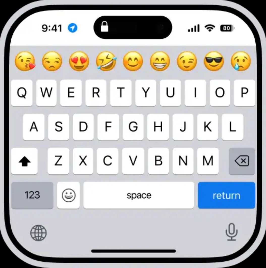 Keyboard iOS