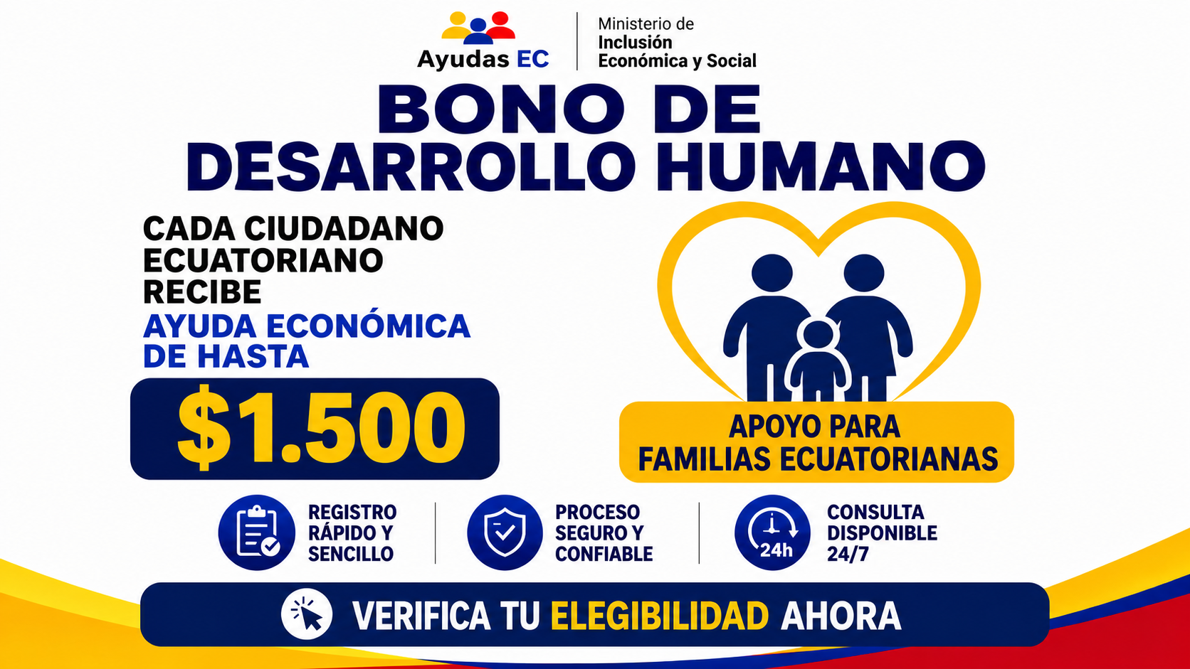 BONOS DEL MIES – AYUDA ECONÓMICA DE $1.500 banner